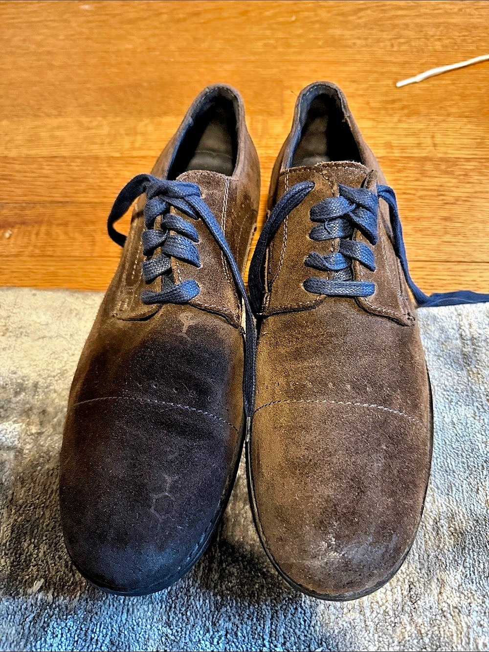 Kenneth Cole Men's Brown Lace-Up Oxfords